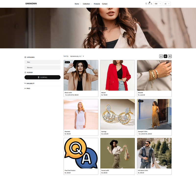 Product List